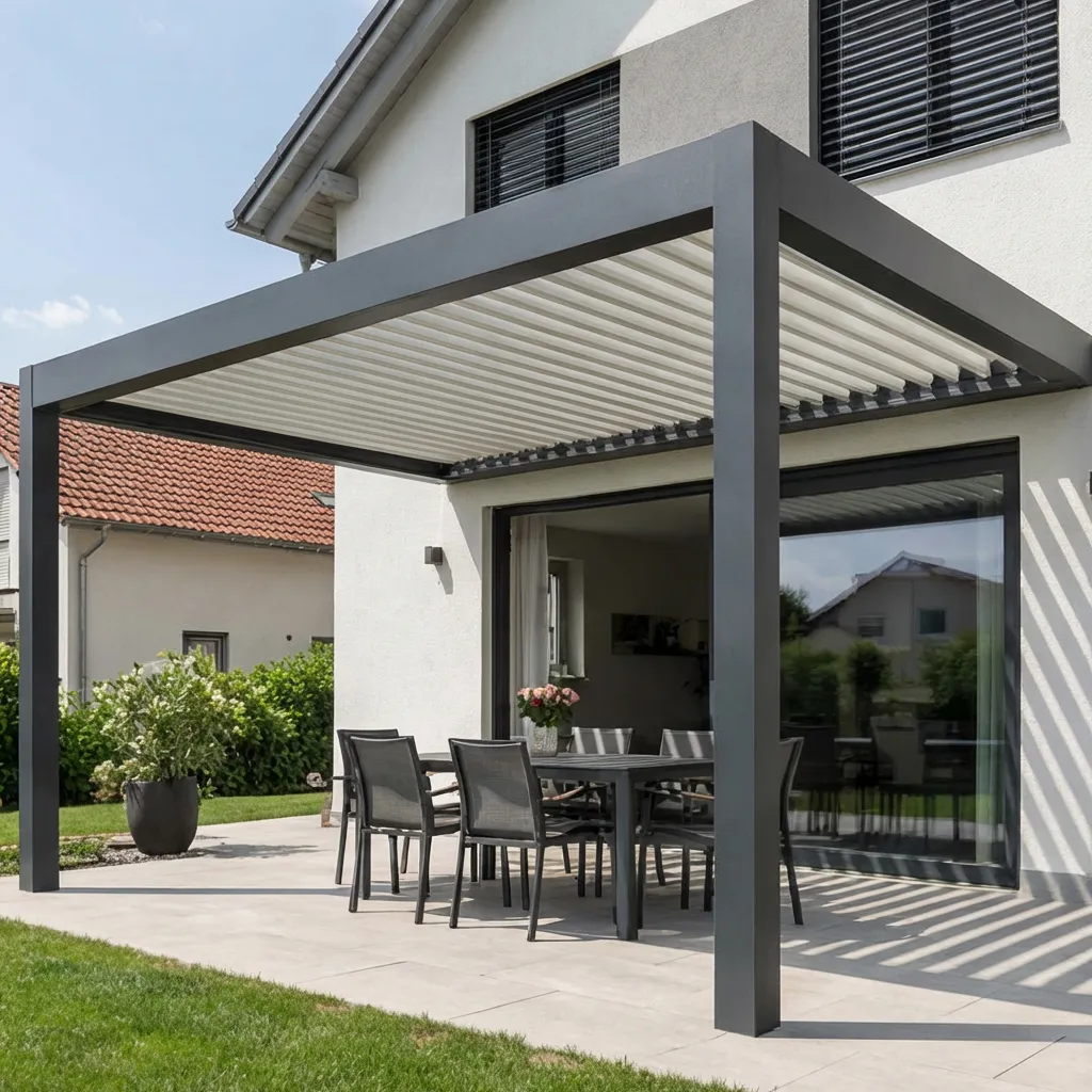 Montaža na fasado za podaljšanje dnevne sobe